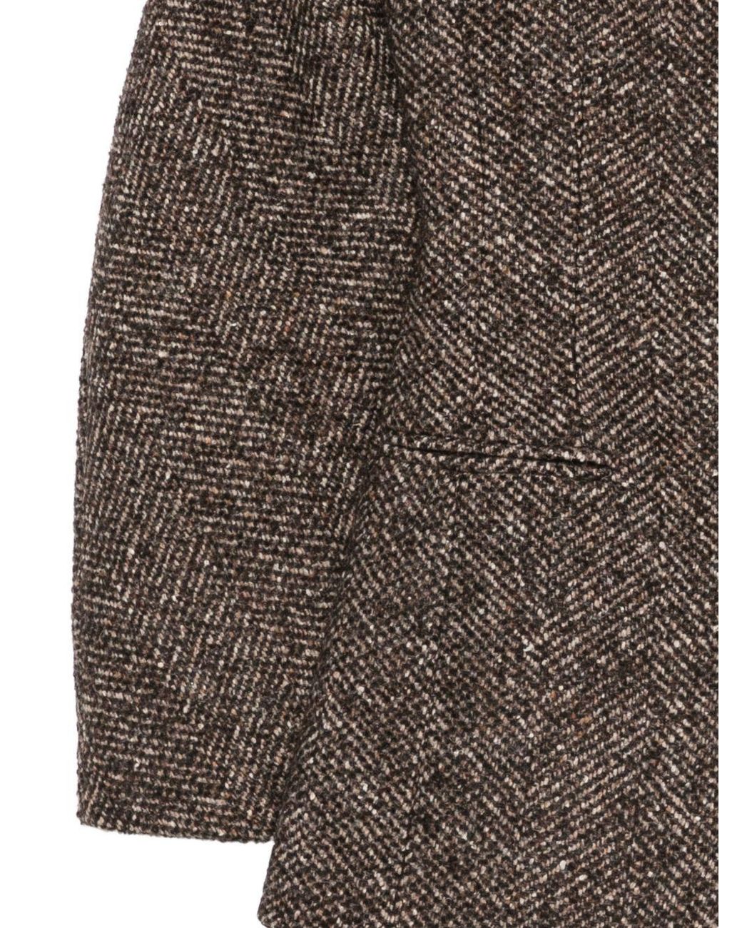 Bazar Deluxe Brown Wool Blend Jacket