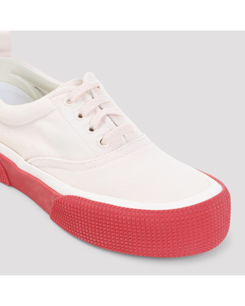 Phoebe Philo Red Plimsole Sneakers