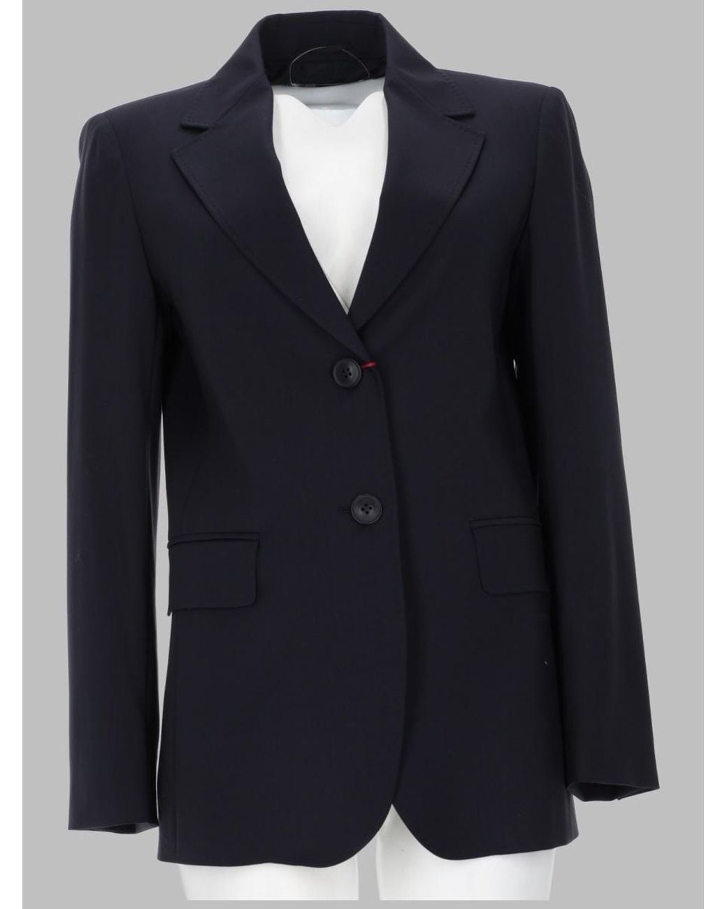 Max Mara Blue Giacca Monopetto