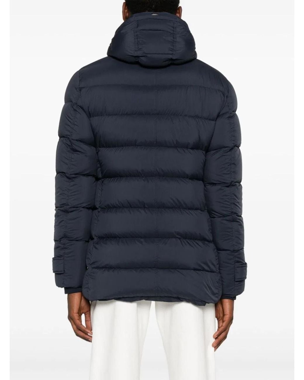 Herno Blue L'Eskimo Down Jacket for men