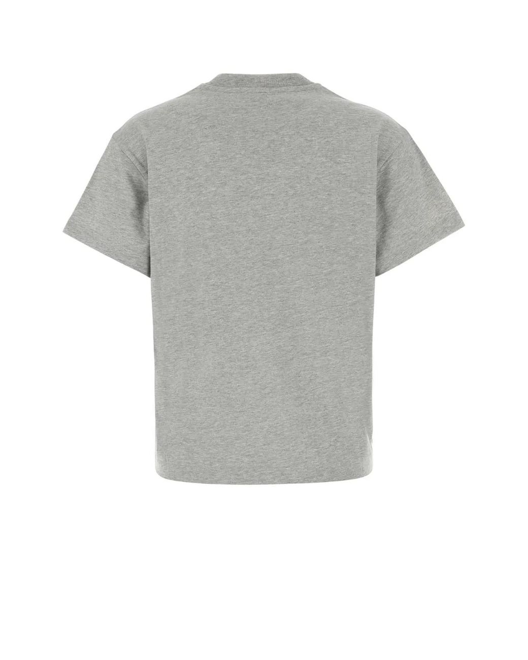 Jil Sander Gray Cotton T-Shirt