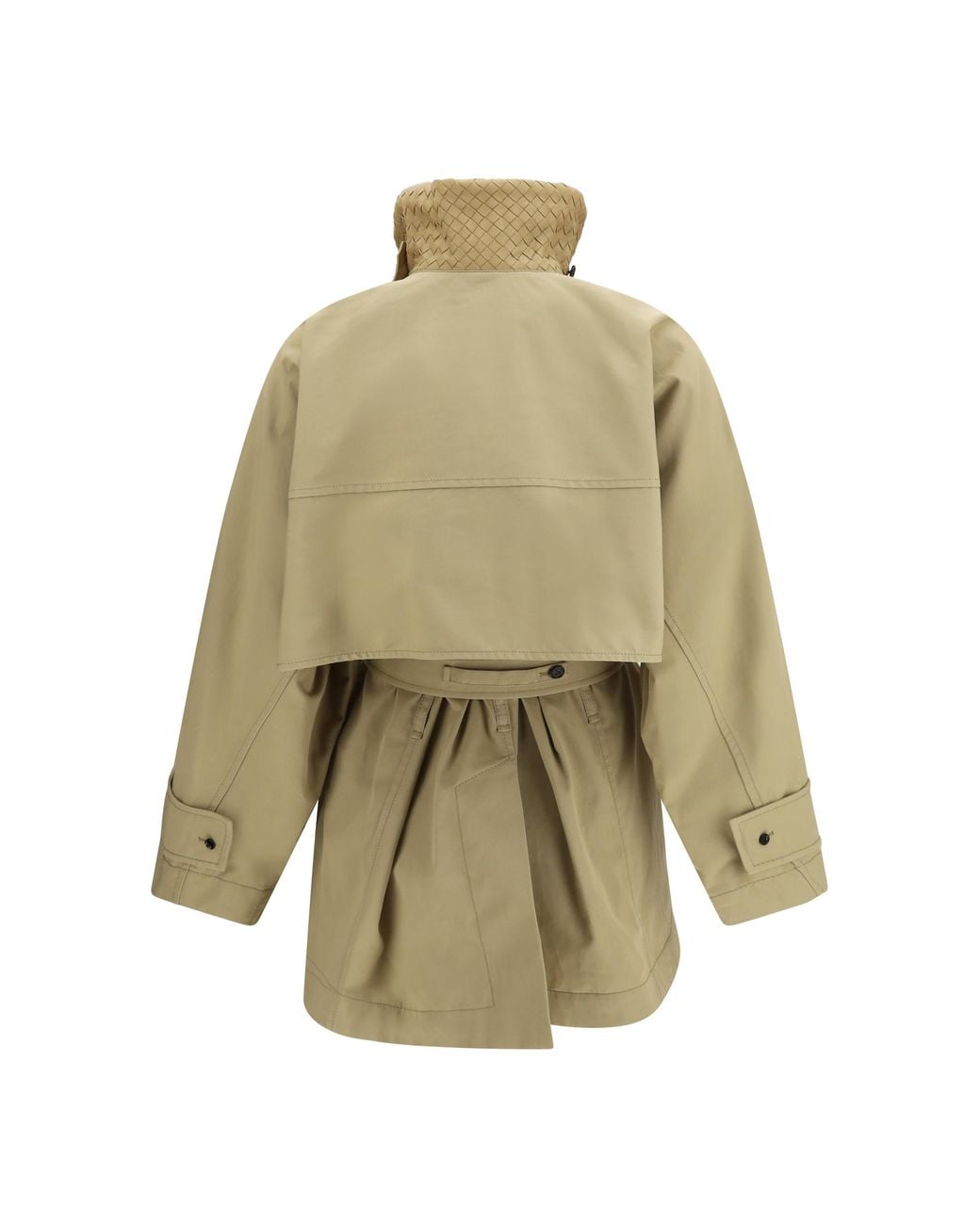 Bottega Veneta Natural Cotton Trench Coat