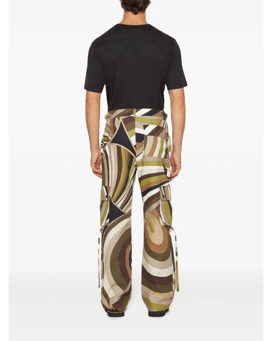 Emilio Pucci White Trousers for men