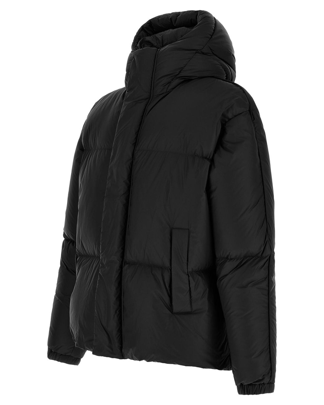 Laminar Black Quilted Down Jacket for men