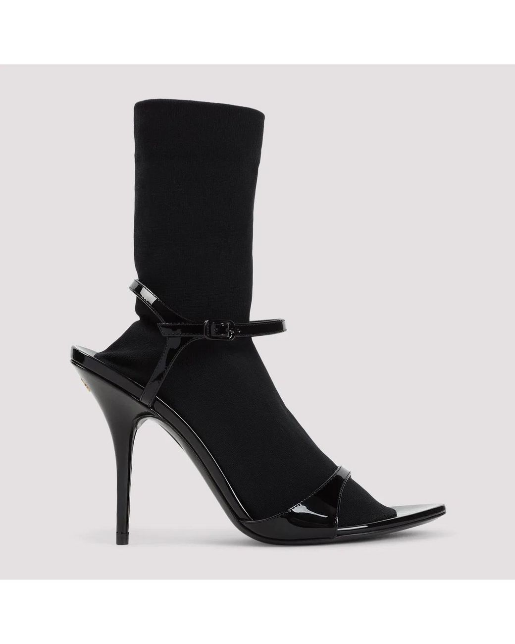 Balenciaga Black High Heel Sandals