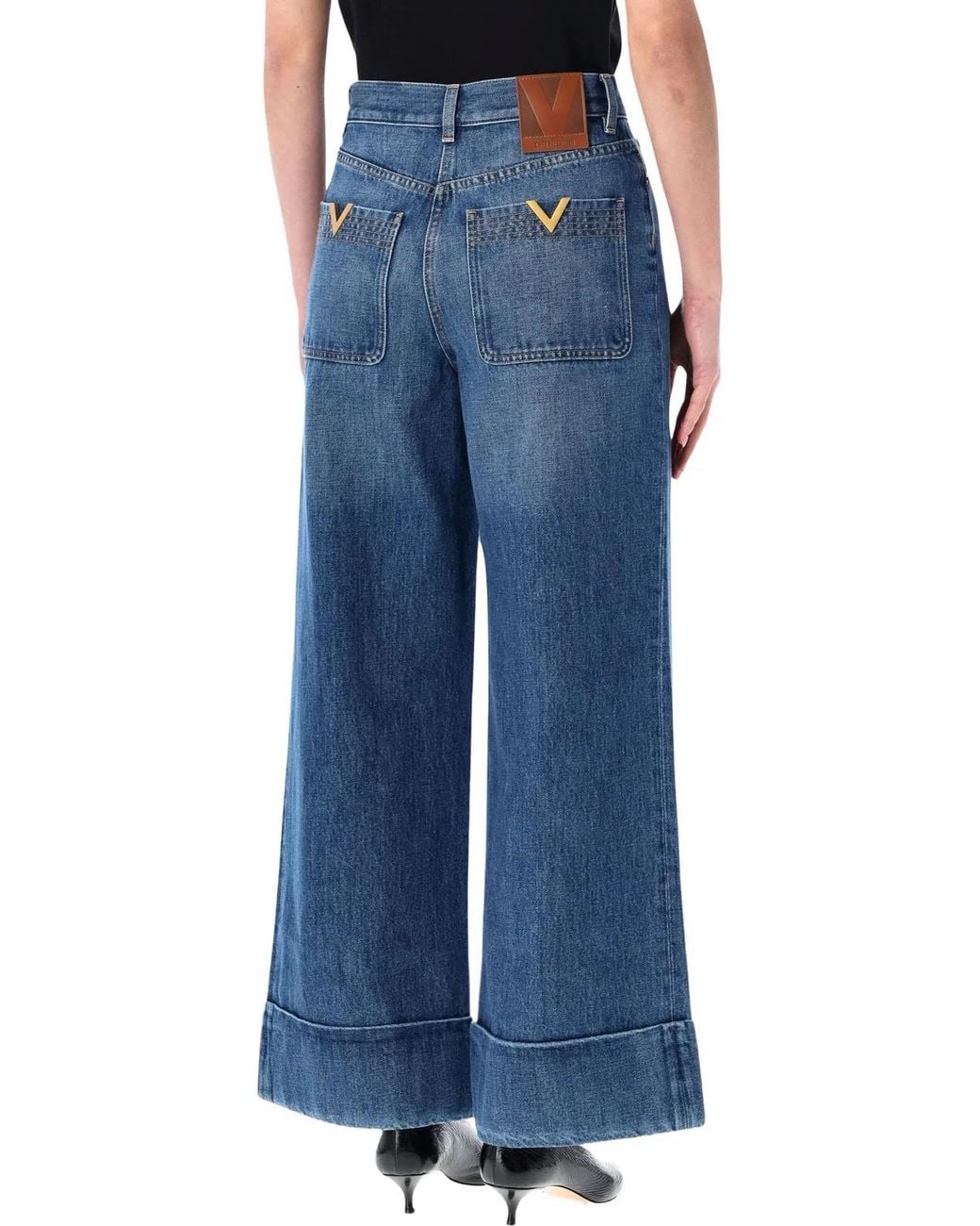 Valentino Blue 5 Pockets Cotton Denim Jeans