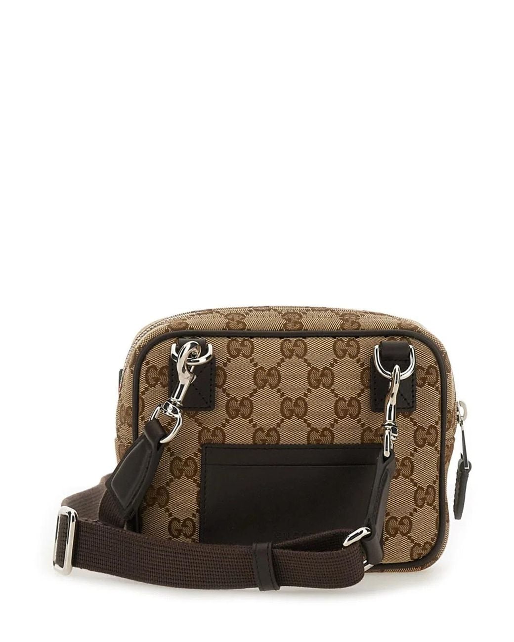Gucci Brown Mini "Gg" Bag for men