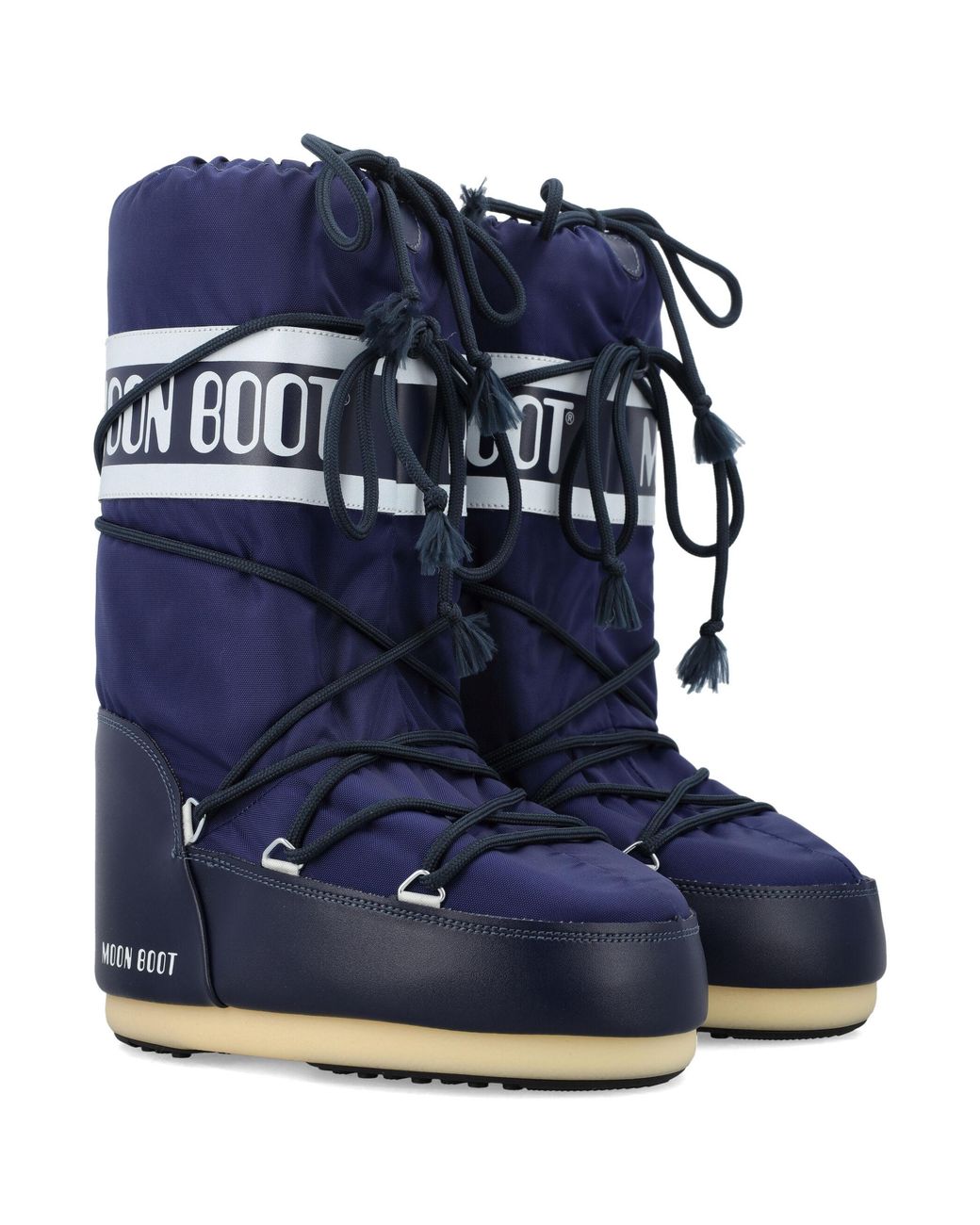 Moon Boot Blue Icon High Nylon Upper