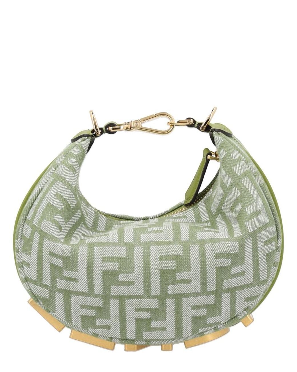 Fendi Green Borsa Mini Hobo