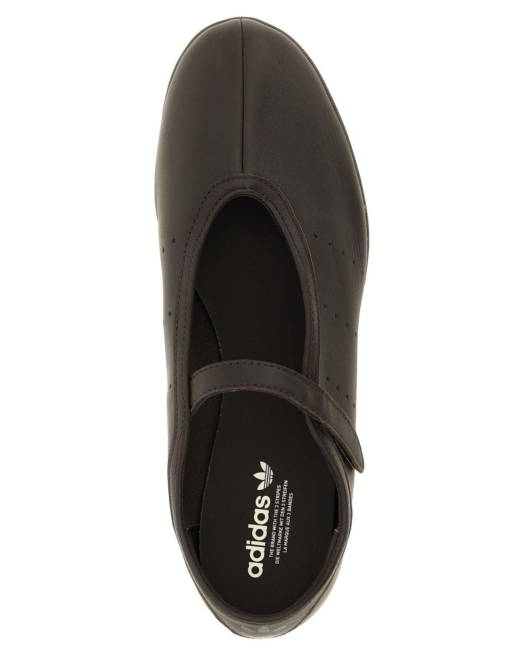 Adidas Originals Black 'Stan Smith Lo Ballet' Ballet Flats