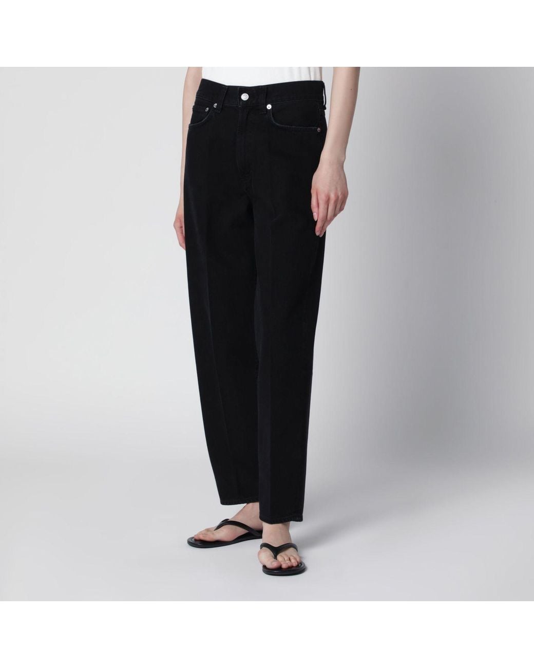 Agolde Black 80's High-Rise Jeans