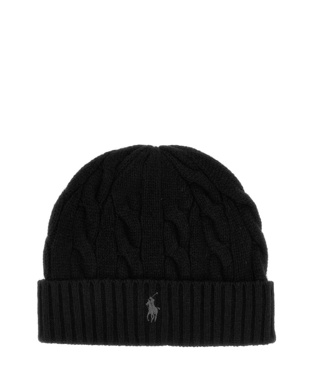 Polo Ralph Lauren Black Sweater-Hat for men