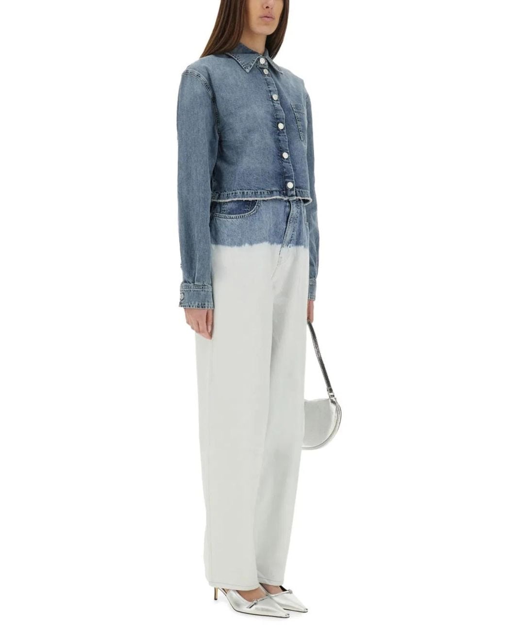Moschino Blue Twocolour Jeans