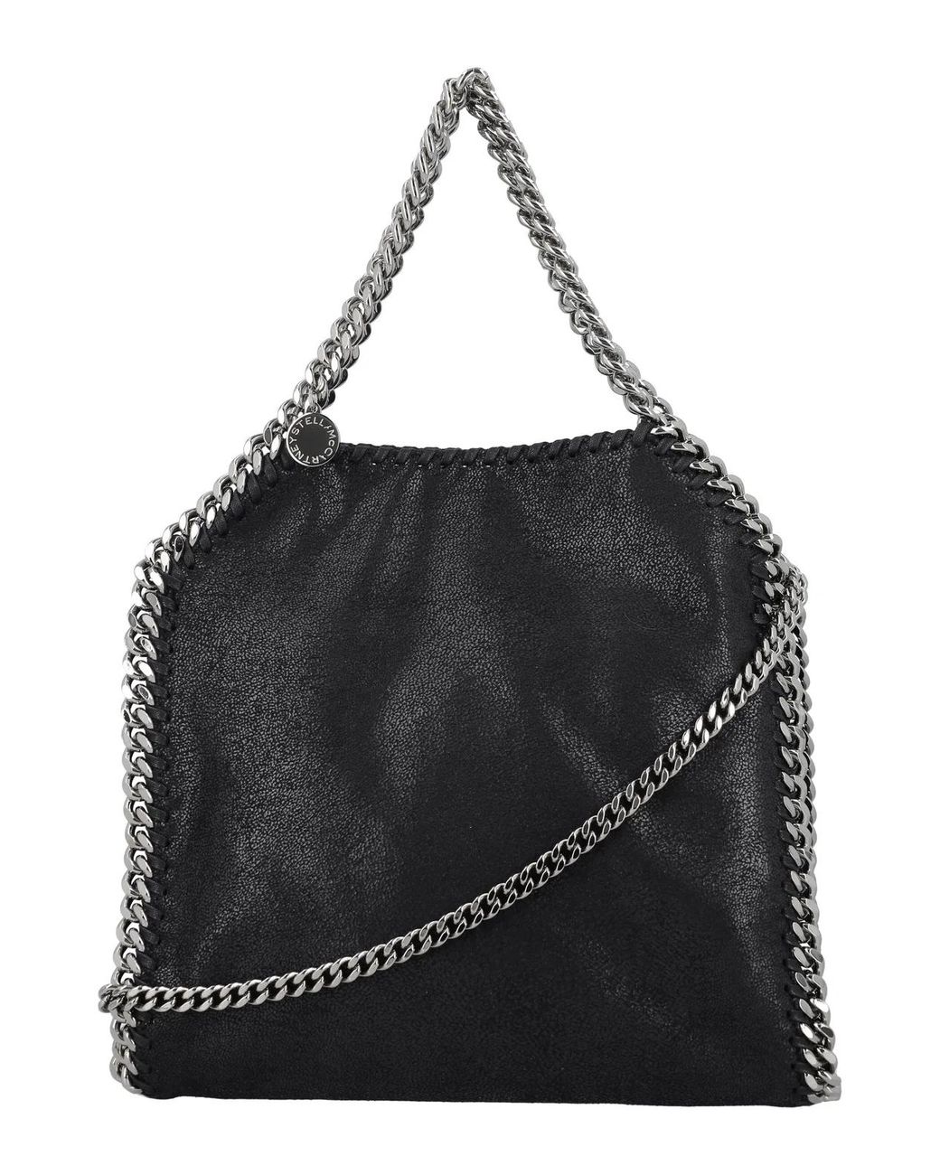 Stella McCartney Black Eco-Friendly Mini Falabella Tote