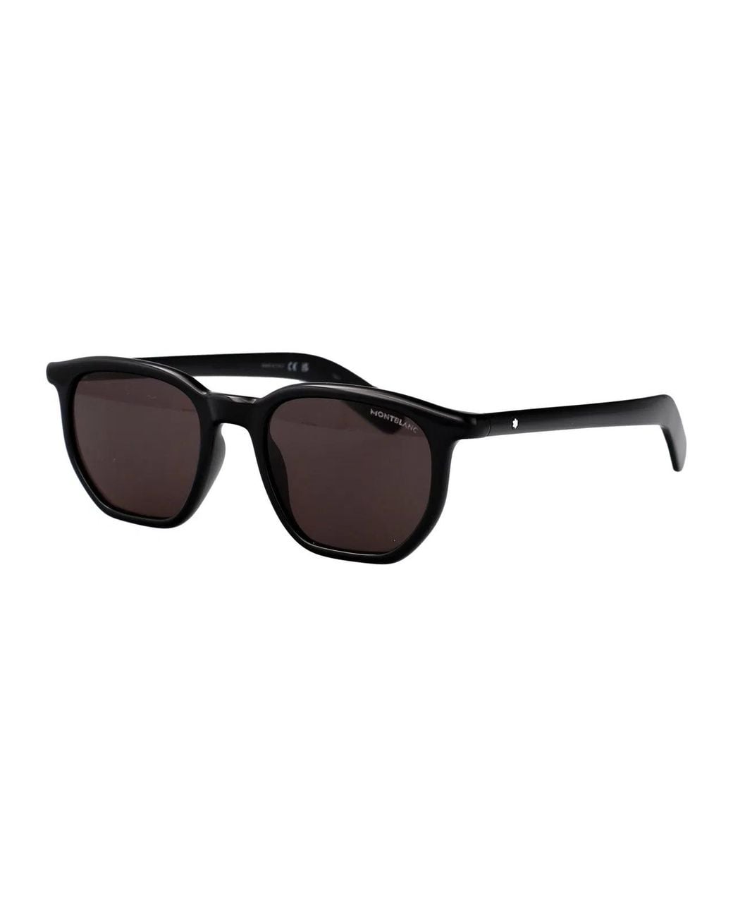 Montblanc Black Acetate Sunglasses