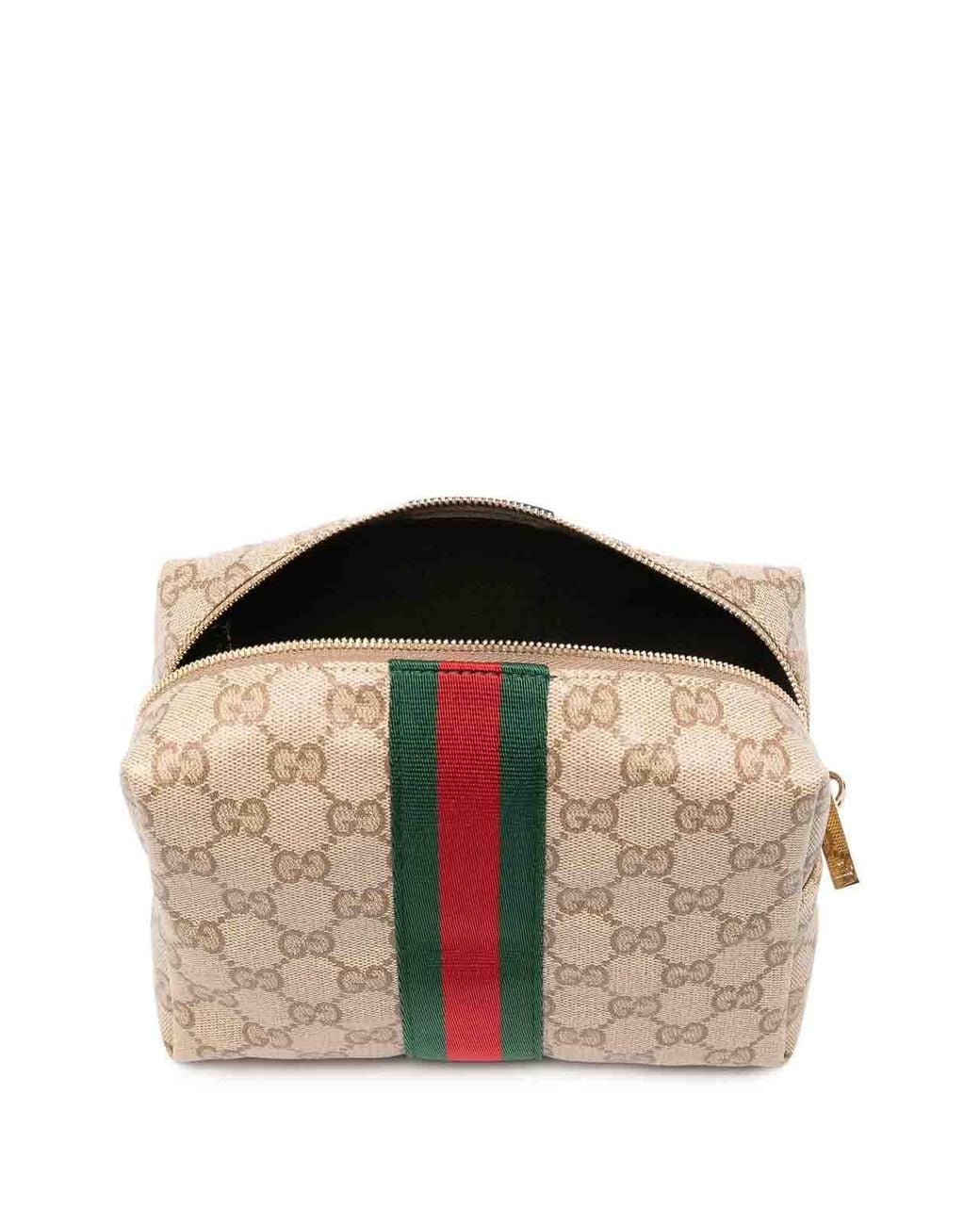 Gucci Natural Vinsanbr/Dkbr Mini Bag