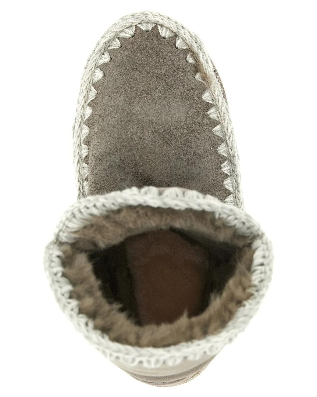 Mou Gray 'Eskimo 24 Suede' Ankle Boots