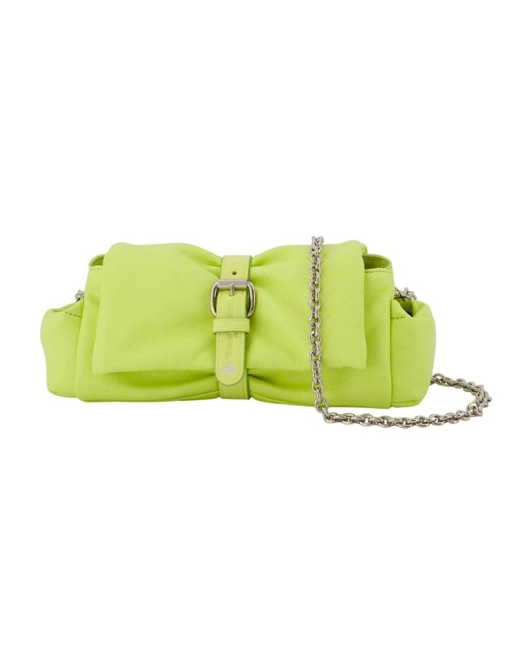 Vivienne Westwood Green Hazel Treasure Clutch
