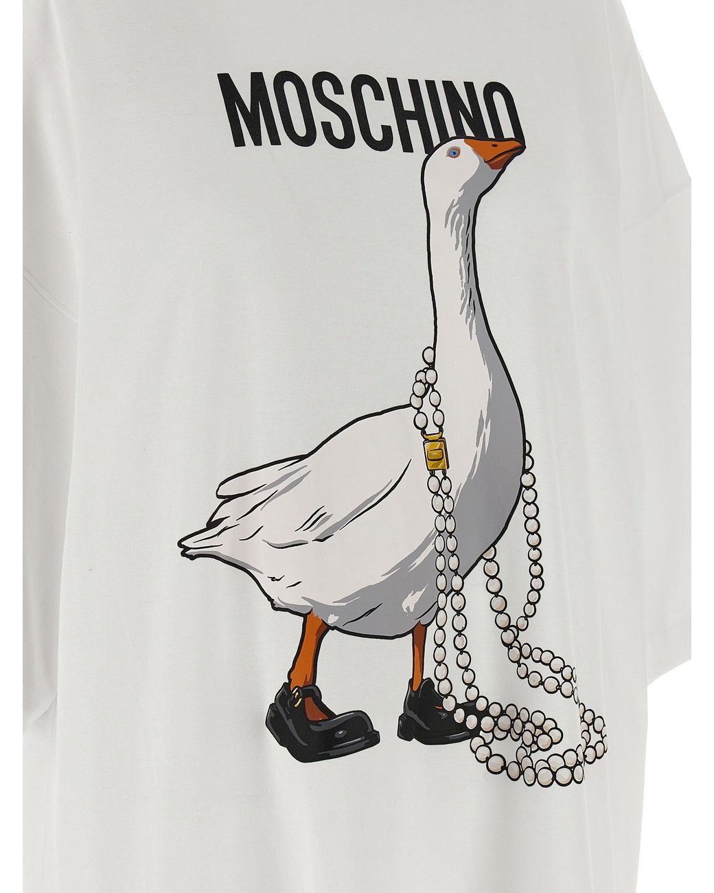 Moschino White 'Goose' Dress