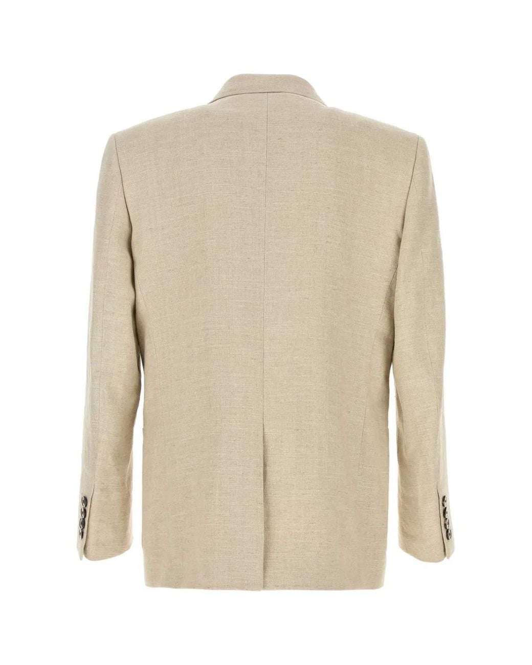Valentino Garavani Natural Linen Blend Blazer for men
