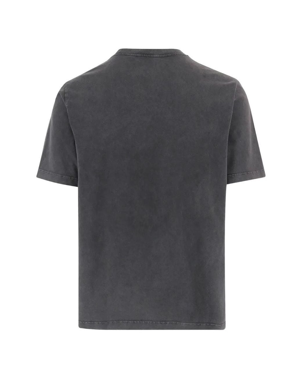Maison Kitsuné Gray Maison Kitsuné Fox Head Faded Comfort Tee Shirt for men