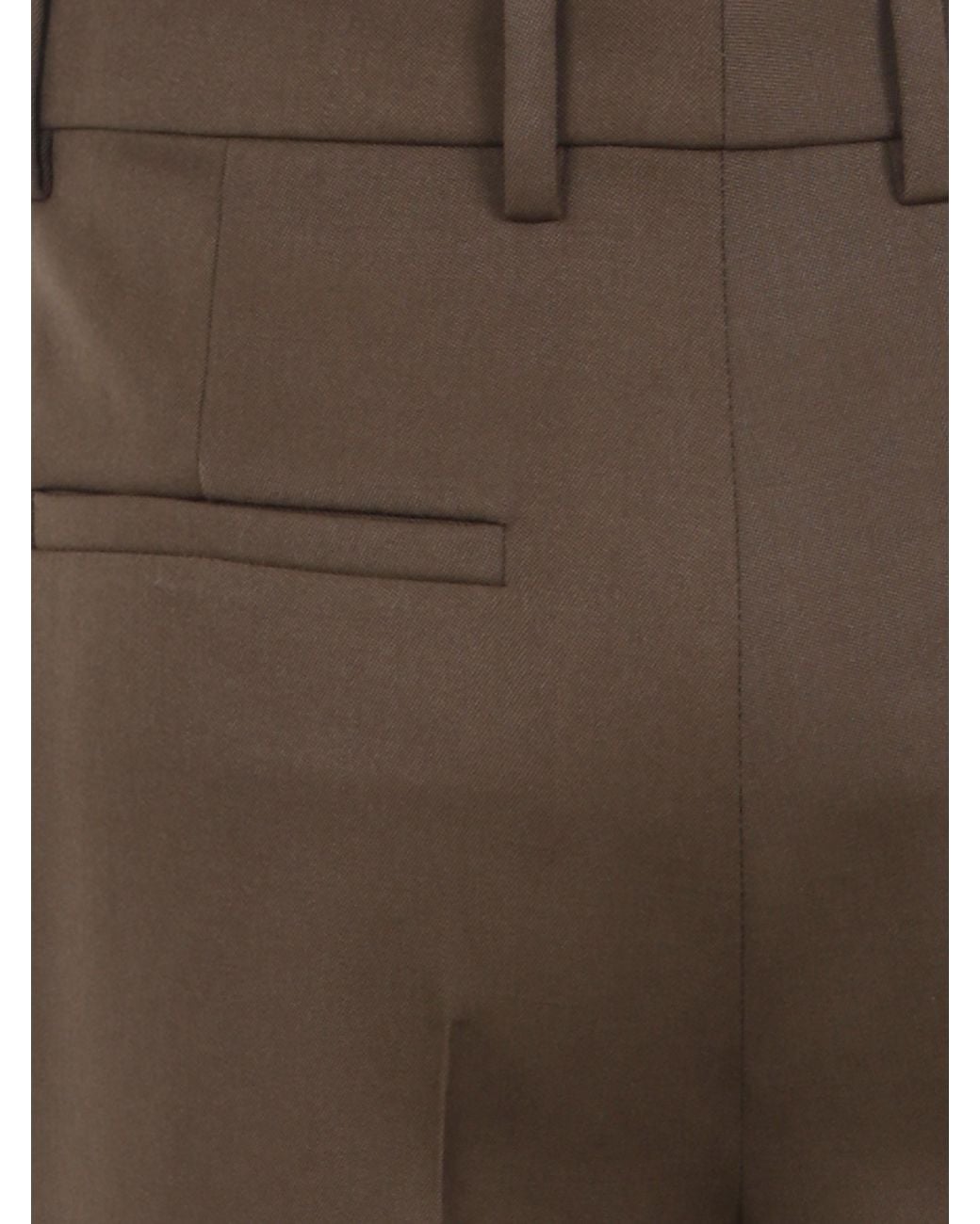Chloé Brown Flare Trousers