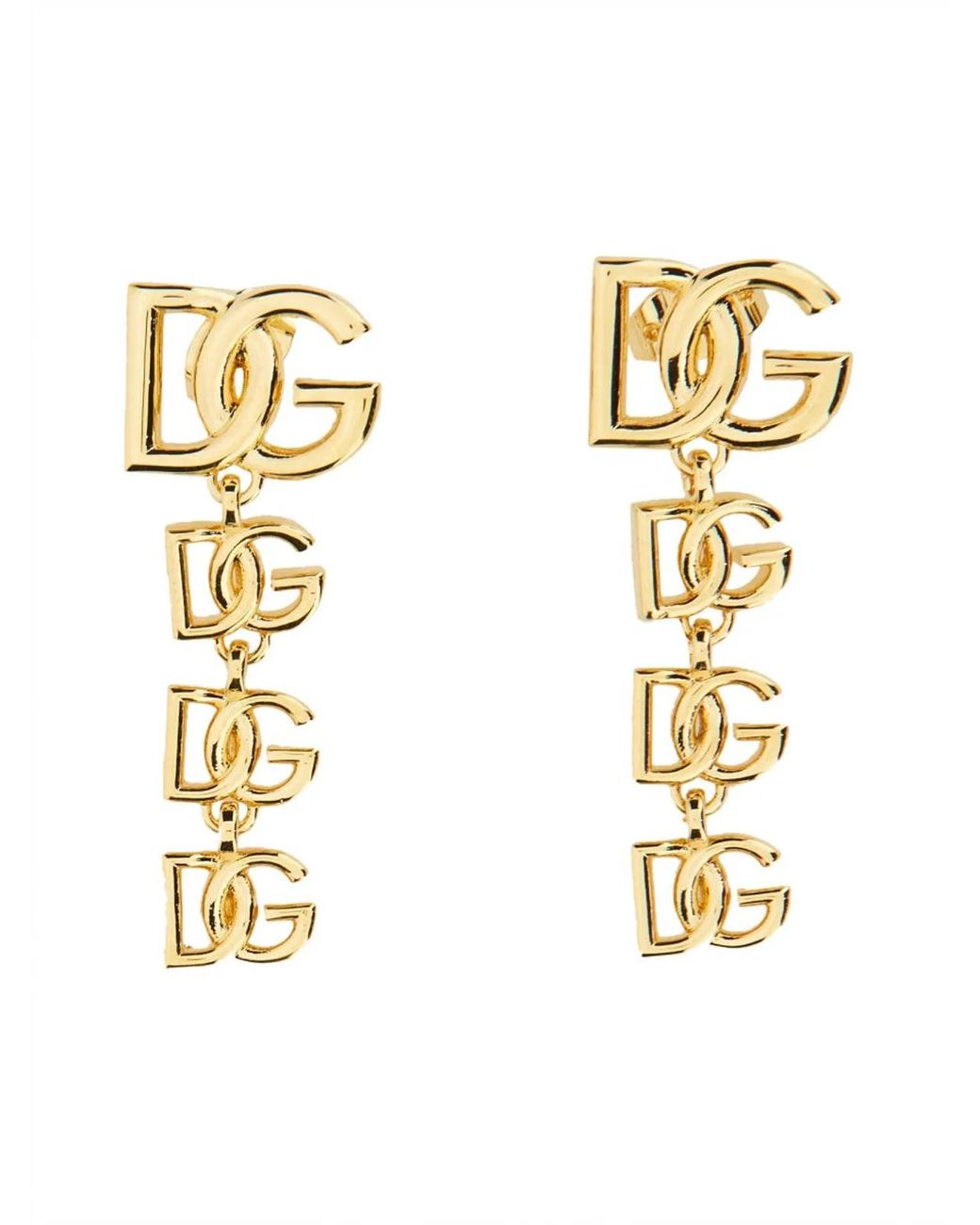 Dolce & Gabbana Metallic Dolce & Gabbana Brass Earrings