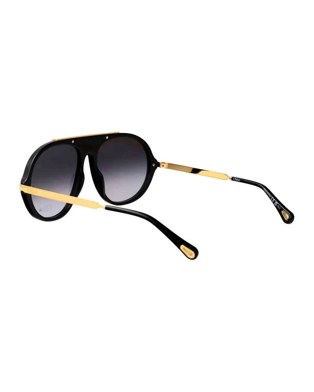 Chloé Black Acetate Sunglasses