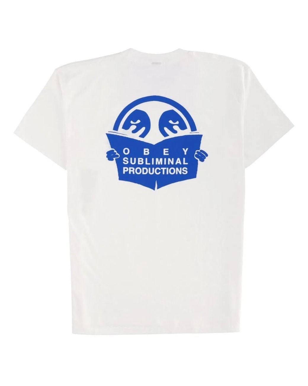 Obey White Cotton T-Shirt for men