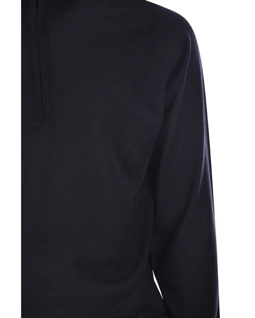 John Smedley Blue Barrow for men