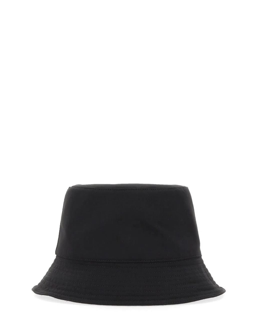 McQueen Black Reversible Bucket Hat for men