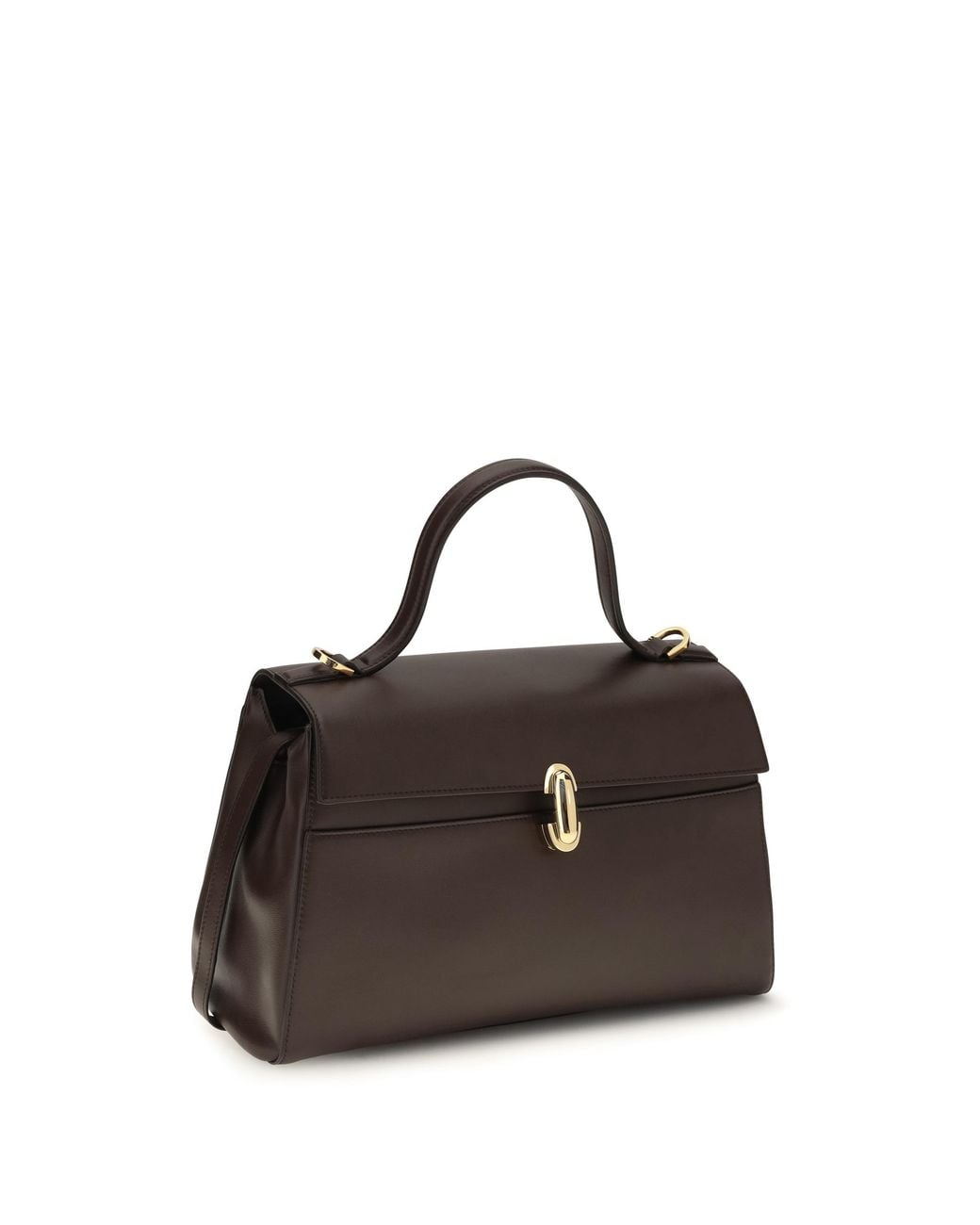 SAVETTE Brown Soft Symmetry Handbag