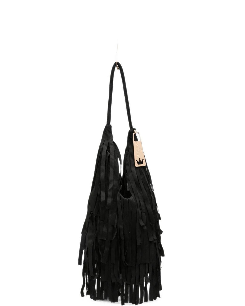 La Milanesa Black Aretha Small Shoulder Bag