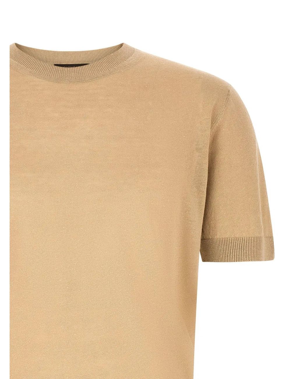 Zanone Natural 'Ice Lino' Sweater for men