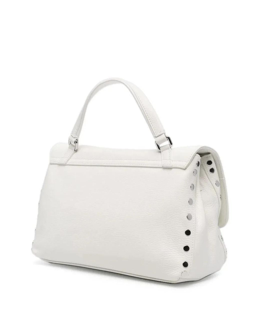 Zanellato White "Postina Daily" Small Messenger Bag