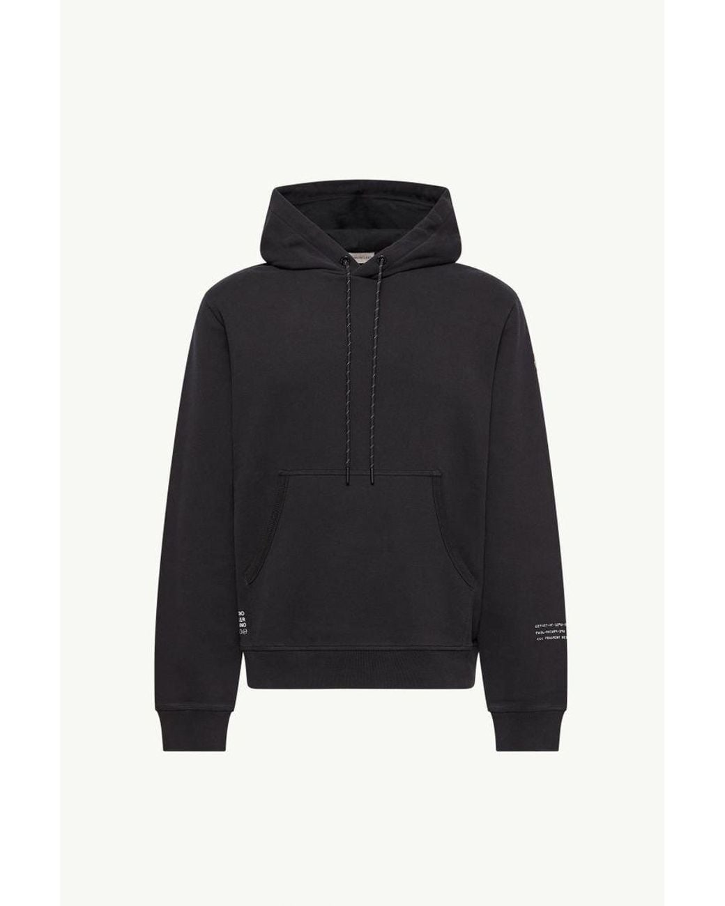 Moncler Genius Black Hoodie Sweater for men