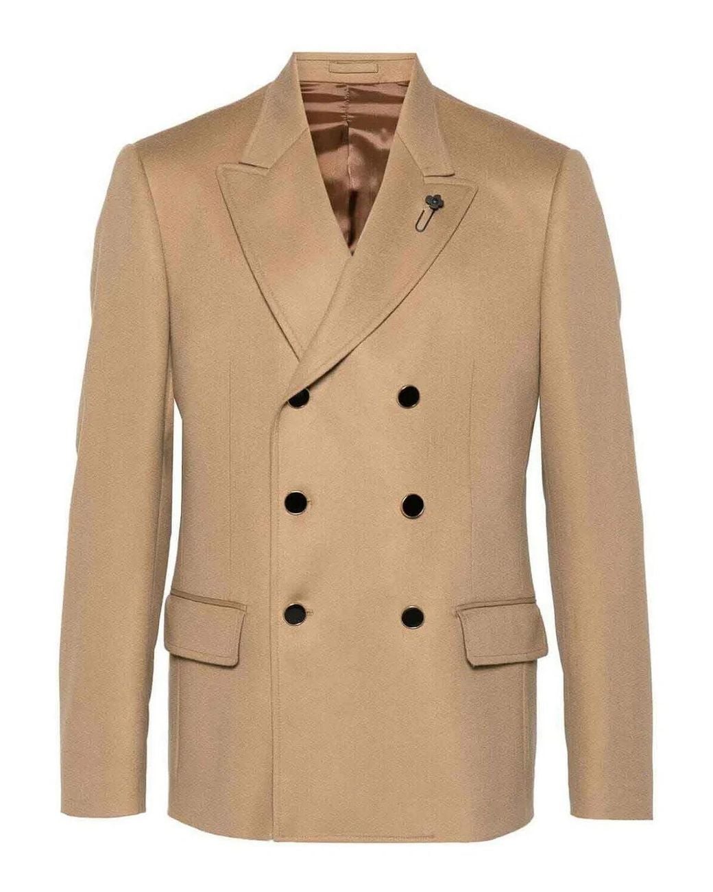 Lardini Natural Attitude Double Breasted Jacket for men