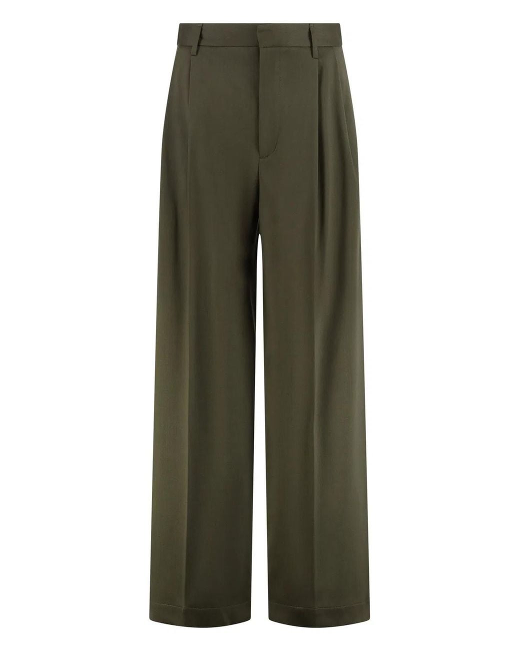 DARKPARK Green Chicago High-Waist Wide-Leg Trousers