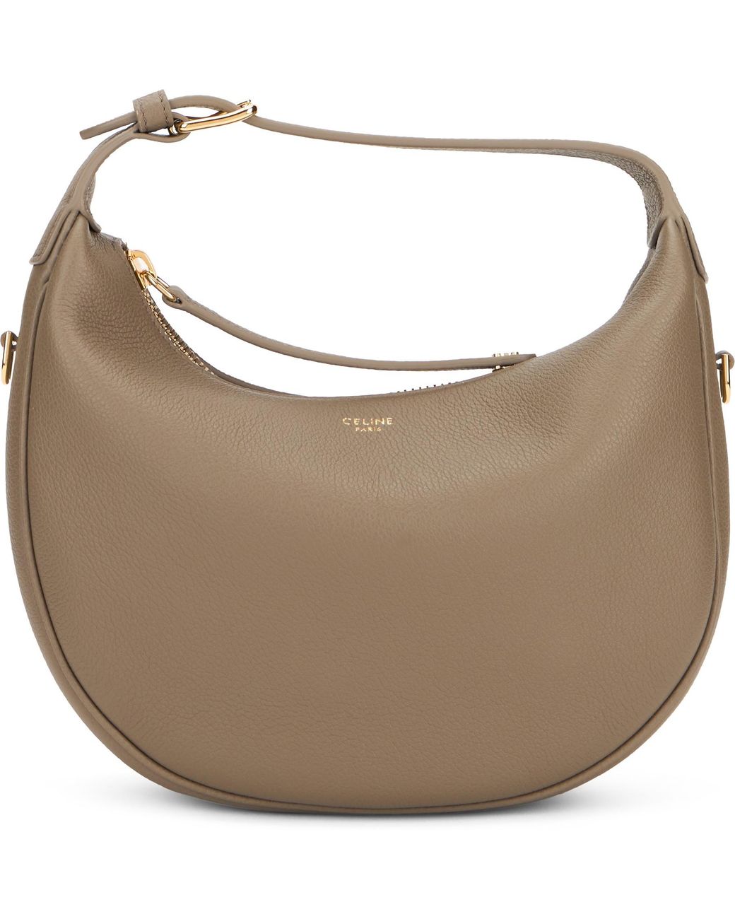 Céline Brown Souris Teen Lulu Calfskin Shoulder Bag