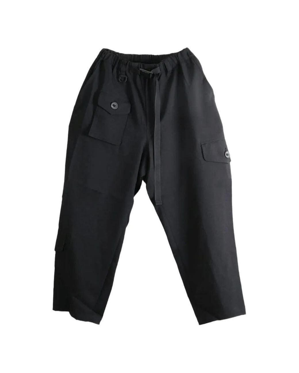 Y-3 Blue Tapered Twill Sport Pants for men