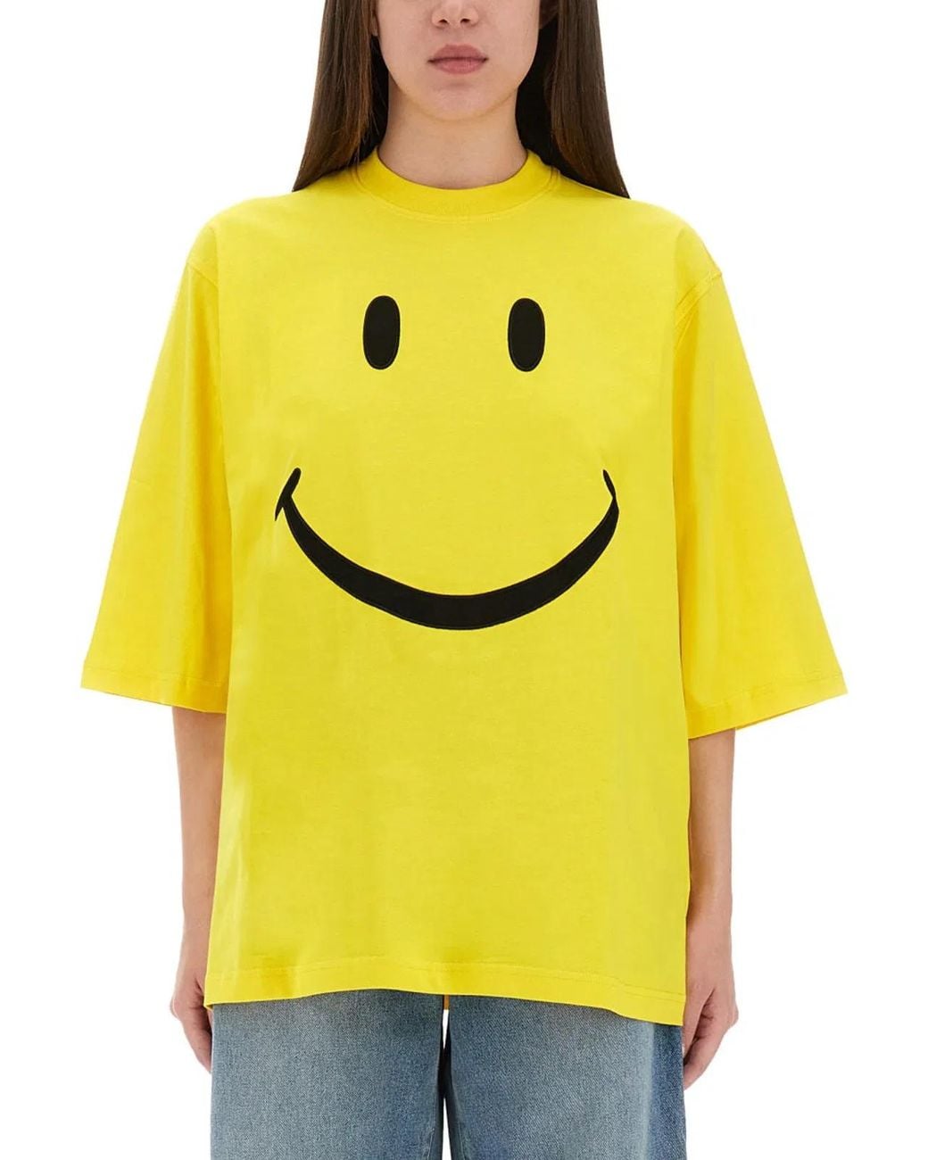 Moschino Couture Yellow Smile Tshirt