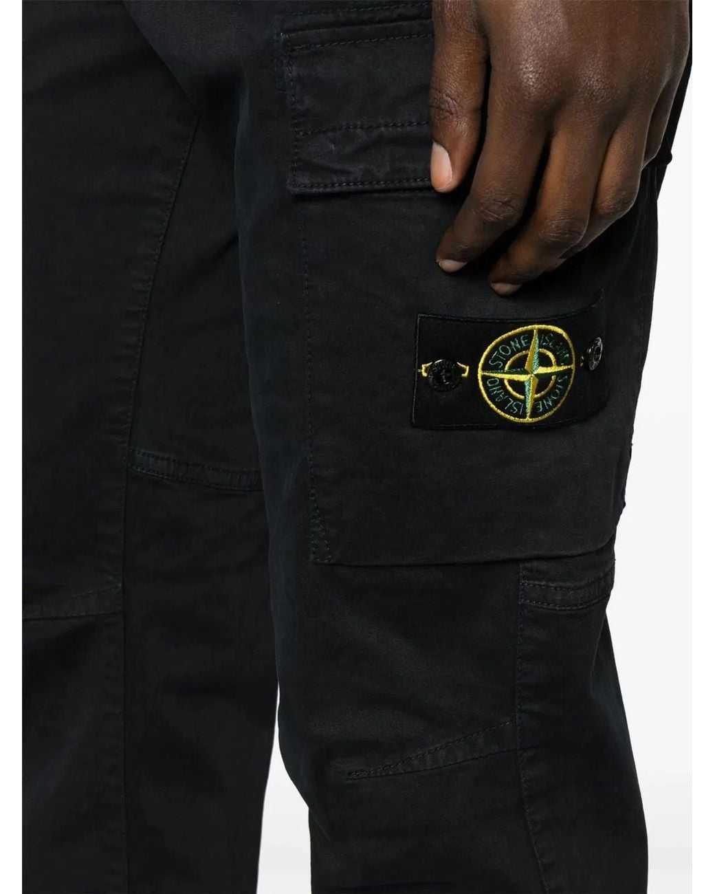 Stone Island Black Trousers