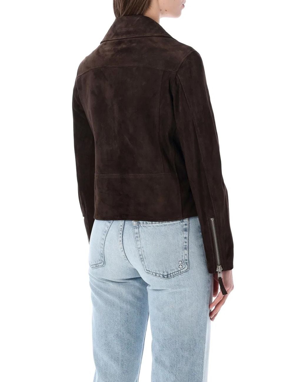 S.W.O.R.D Black Classic Biker Suede Leather Jacket
