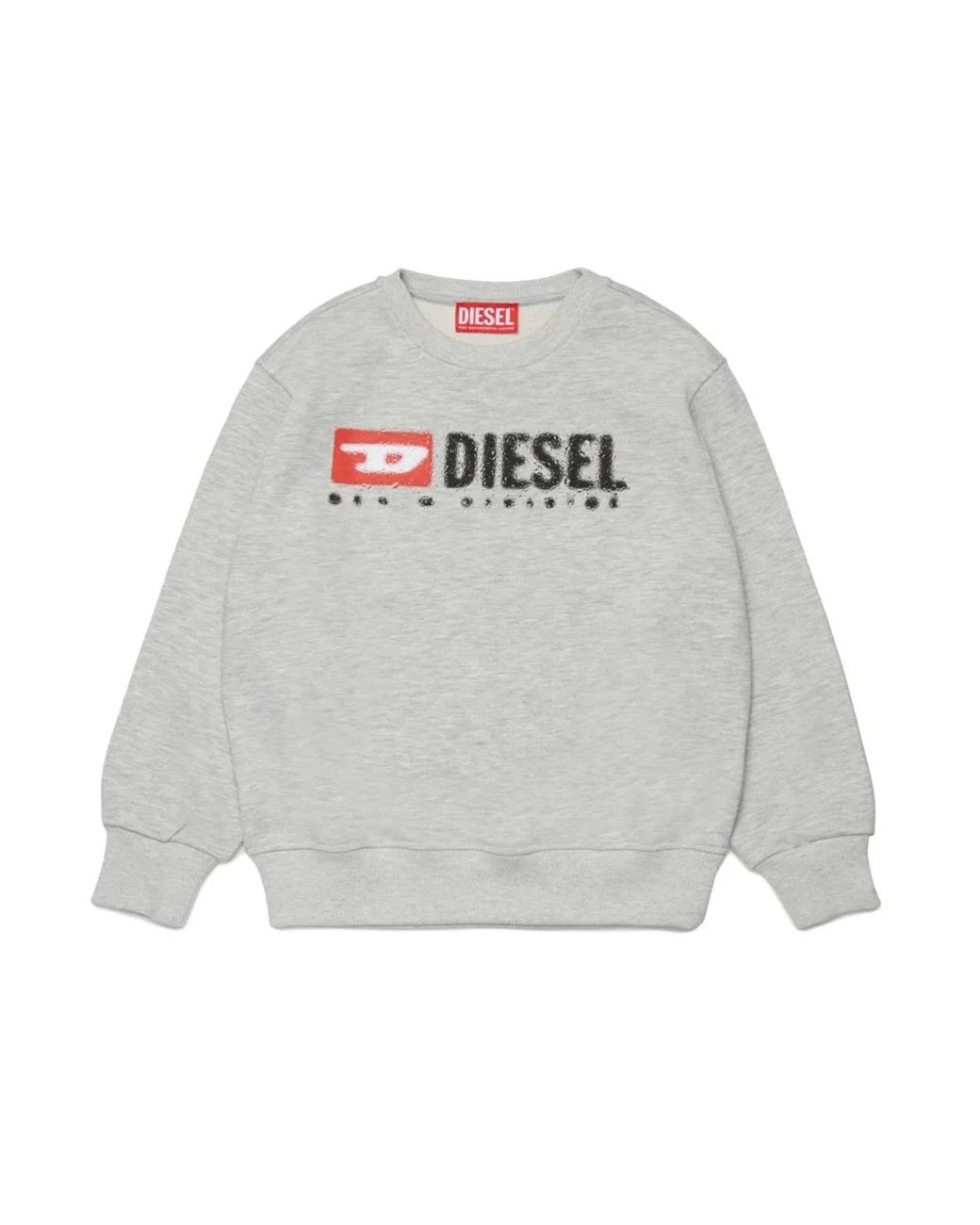 DIESEL White Sweatshirt With Logo