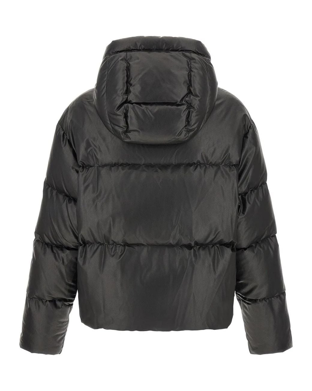 MM6 by Maison Margiela Gray Lacquered Finish Down Jacket for men