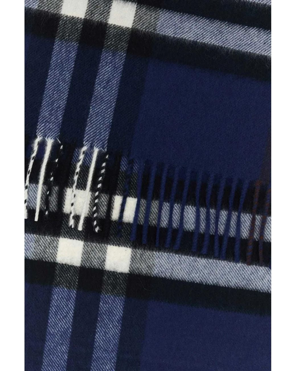 Burberry Blue Check Scarf