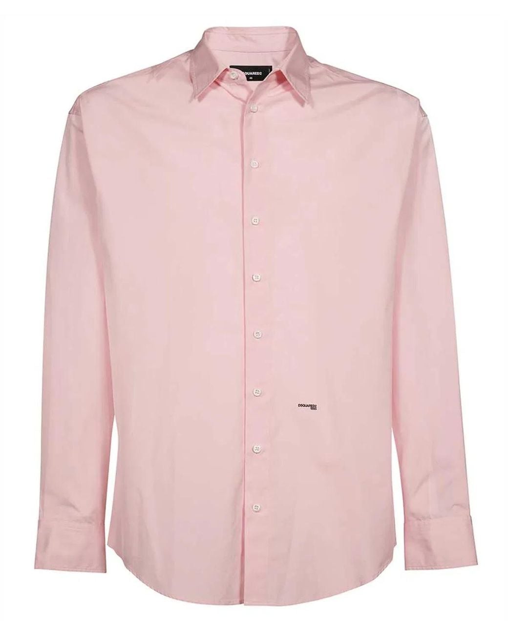 DSquared² Pink Cotton Shirt for men