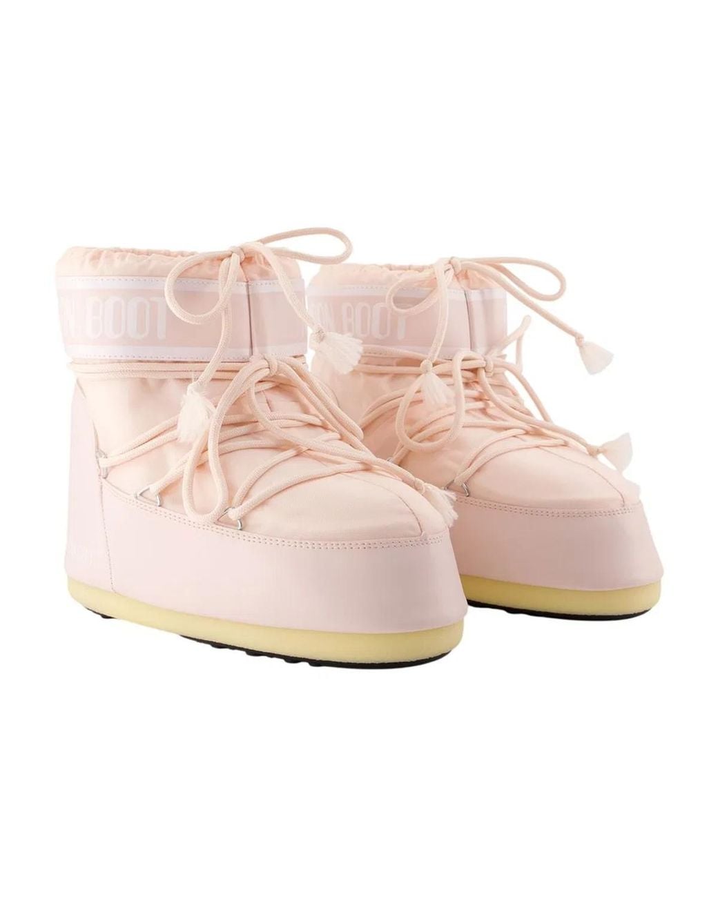 Moon Boot Pink Icon Low Ankle Boots