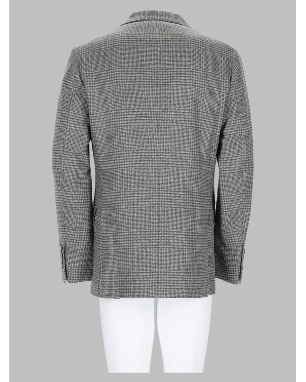 Brunello Cucinelli Gray Giacca Monopetto for men