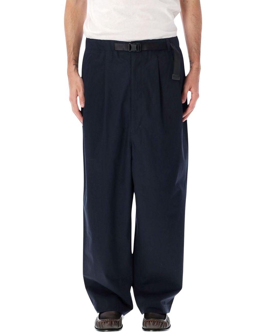 Comme des Garçons Black Comme Des Garçons Homme Plus Comme Des Garçons Homme Belted Chino Trousers for men